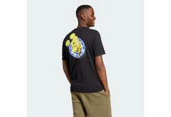 adidas Sportswear T-Shirt LOUNGE STILL LIFE LEMONS GRAPHIC Schwarz/Beige