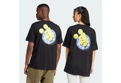 adidas Sportswear T-Shirt LOUNGE STILL LIFE LEMONS GRAPHIC Schwarz/Beige