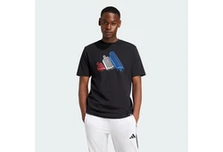 adidas Sportswear T-Shirt LOUNGE ICE GRAPHIC Schwarz/Mischfarben