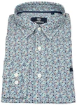 LERROS Langarmhemd Button-Down-Kragen Grau/Rot/Blau/Dunkelblau