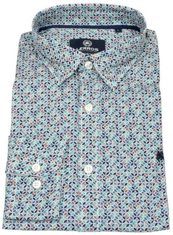 LERROS Langarmhemd Button-Down-Kragen