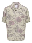 ONLY & SONS Kurzarmhemd mit Button-Down-Kragen (8546) Grau (8546)