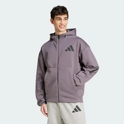 adidas Sportswear Hoodie Z.N.E. ZIP-HOODIE Hellgrau/Fliederfarben/Lila