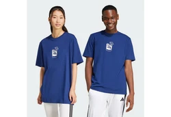 adidas Sportswear T-Shirt LOUNGE DRINK GRAPHIC Blau/Hellblau/Dunkelblau/Fliederfarben