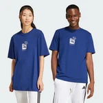 adidas Sportswear T-Shirt LOUNGE DRINK GRAPHIC Blau/Hellblau/Dunkelblau/Fliederfarben