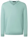 MAERZ Muenchen V-Ausschnitt Pullover Hellblau/Türkis/Grün/Hellgrün