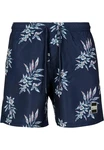URBAN CLASSICS Badeshorts PatternSwim Shorts Blau/Dunkelblau