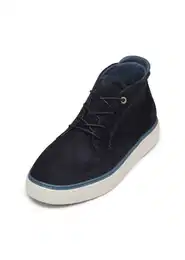 aus softem Velours-Rindleder Stiefelette