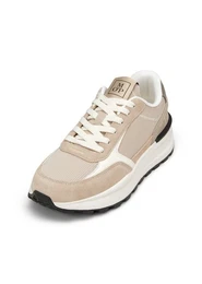 aus Leder-Polyester-Mix Sneaker