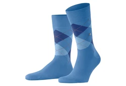 Burlington Socken King Hellblau/Blau