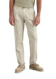 Chinohose aus leichtem Bio-Baumwoll-Leinen-Mix