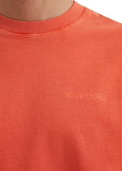 Marc O'Polo T-Shirt Bio-Baumwoll Jersey Orange