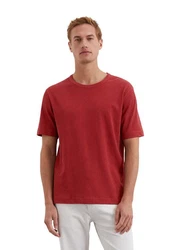 Marc O'Polo T-Shirt Rot/Dunkelrot