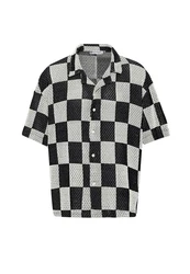 Dandalo Blusenshirt David Creme/Schwarz/Weiß/Silber/Gelb