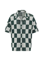 Dandalo Blusenshirt David Dunkelgrün/Grün