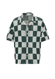 Dandalo Blusenshirt David Dunkelgrün/Grün
