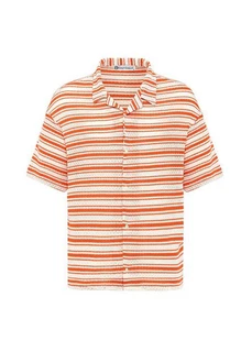 Dandalo Blusenshirt Paul Orange/Rot Dandalo Blusenshirt Paul Orange/Rot