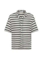 Dandalo Blusenshirt Paul Schwarz/Weiß/Dunkelblau