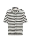 Dandalo Blusenshirt Paul Schwarz/Weiß/Dunkelblau