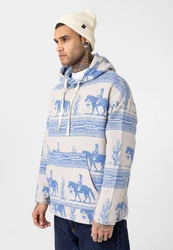 Dandalo Sweatshirt Alexandre Beige/Blau/Hellblau