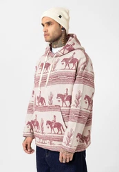 Dandalo Sweatshirt Alexandre Dunkelrot/Beige/Bordeaux/Rot