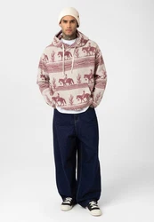 Dandalo Sweatshirt Alexandre Dunkelrot/Beige/Bordeaux/Rot