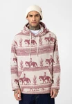 Dandalo Sweatshirt Alexandre Dunkelrot/Beige/Bordeaux/Rot