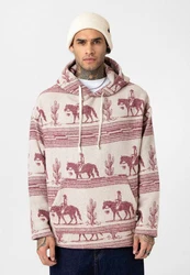Dandalo Sweatshirt Alexandre Dunkelrot/Beige/Bordeaux/Rot