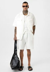 Dandalo Jumpsuit Marco Weiß/Creme/Dunkelblau