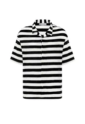 Dandalo Blusenshirt Bas Schwarz/Weiß/Dunkelblau