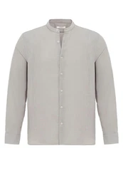 Antioch Blusenshirt Italo Grau/Beige/Hellgrau/Khaki/Braun