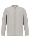 Antioch Blusenshirt Italo Grau/Beige/Hellgrau/Khaki/Braun