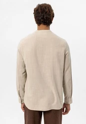 Antioch Blusenshirt Italo Beige/Khaki/Braun