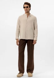 Antioch Blusenshirt Italo Beige/Khaki/Braun