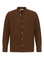 Antioch Blusenshirt Italo Dunkelbraun/Braun