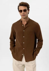 Antioch Blusenshirt Italo Dunkelbraun/Braun