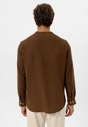 Antioch Blusenshirt Italo Dunkelbraun/Braun