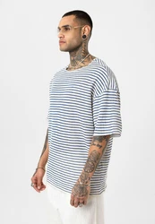 Dandalo Sweatshirt Bart Dunkelblau/Weiß/Grau/Blau