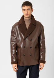 Antioch Wintermantel Maico Dunkelbraun/Braun