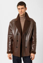Antioch Wintermantel Maico Dunkelbraun/Braun