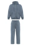 Dandalo Jumpsuit Janssen Grau/Blau/Hellblau/Dunkelblau