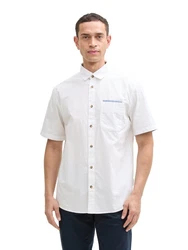 TOM TAILOR T-Shirt Weiß/Blau/Hellblau