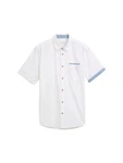 TOM TAILOR T-Shirt Weiß/Blau/Hellblau