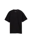 TOM TAILOR T-Shirt Schwarz/Dunkelblau