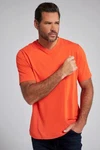 JP1880 T-Shirt Basic V-Ausschnitt Orange/Rot