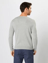 TOM TAILOR Pullover graumeliert
