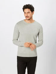 TOM TAILOR Pullover Grau/Khaki