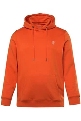 JP1880 Sweatshirt Hoodie Brust-Print Kängurutasche Orange