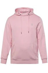JP1880 Sweatshirt Hoodie Brust-Print Kängurutasche Rosa/Lila