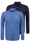 Williot Blusenshirt Miami Dunkelblau/Blau/Hellblau